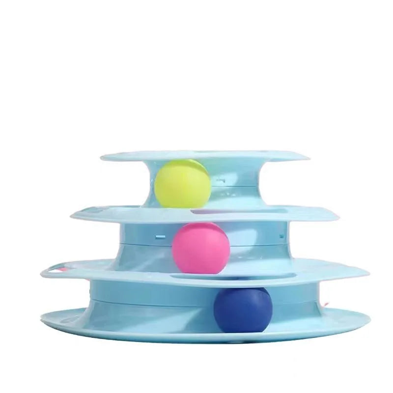 Three-layer cat toy